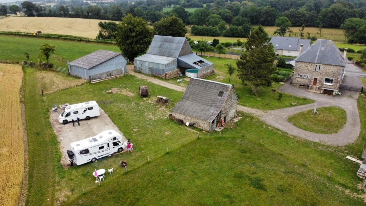 La Billardiere Camping A La Ferme Le Menil-Ciboult Exterior photo